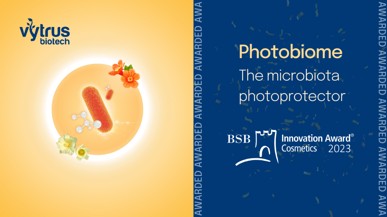 Vytrus receives BSB Innovation Award for its active Photobiome